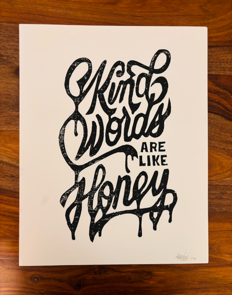 Kind Words Are Like Honey Print