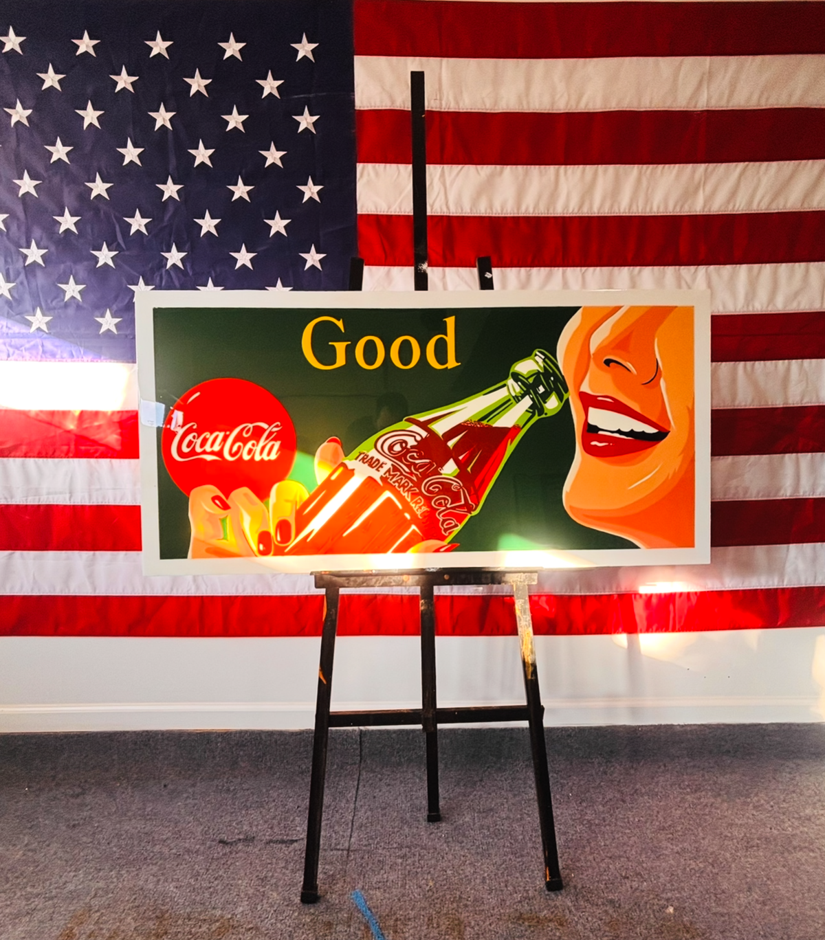 Coke Girl - Limited Edition Sign