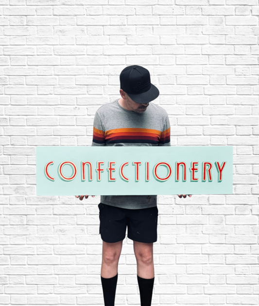 “Confectionery” Original Wall Banner Sign