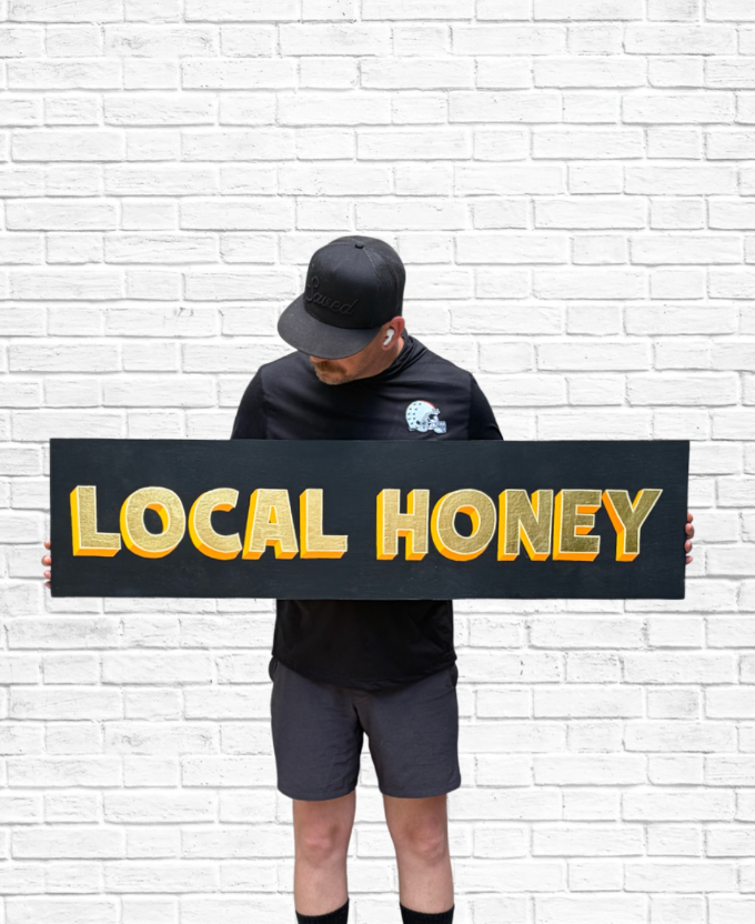 “Local Honey” Original Wall Banner Sign
