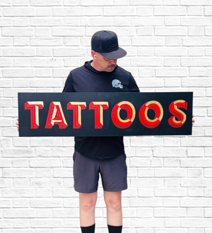 “Tattoos” Original Wall Banner - 48”