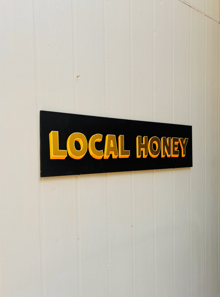 “Local Honey” Original Wall Banner Sign