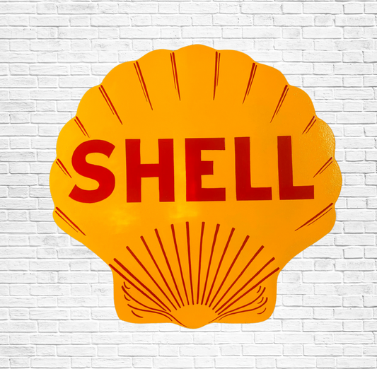 Shell Gasoline Cutout Sign